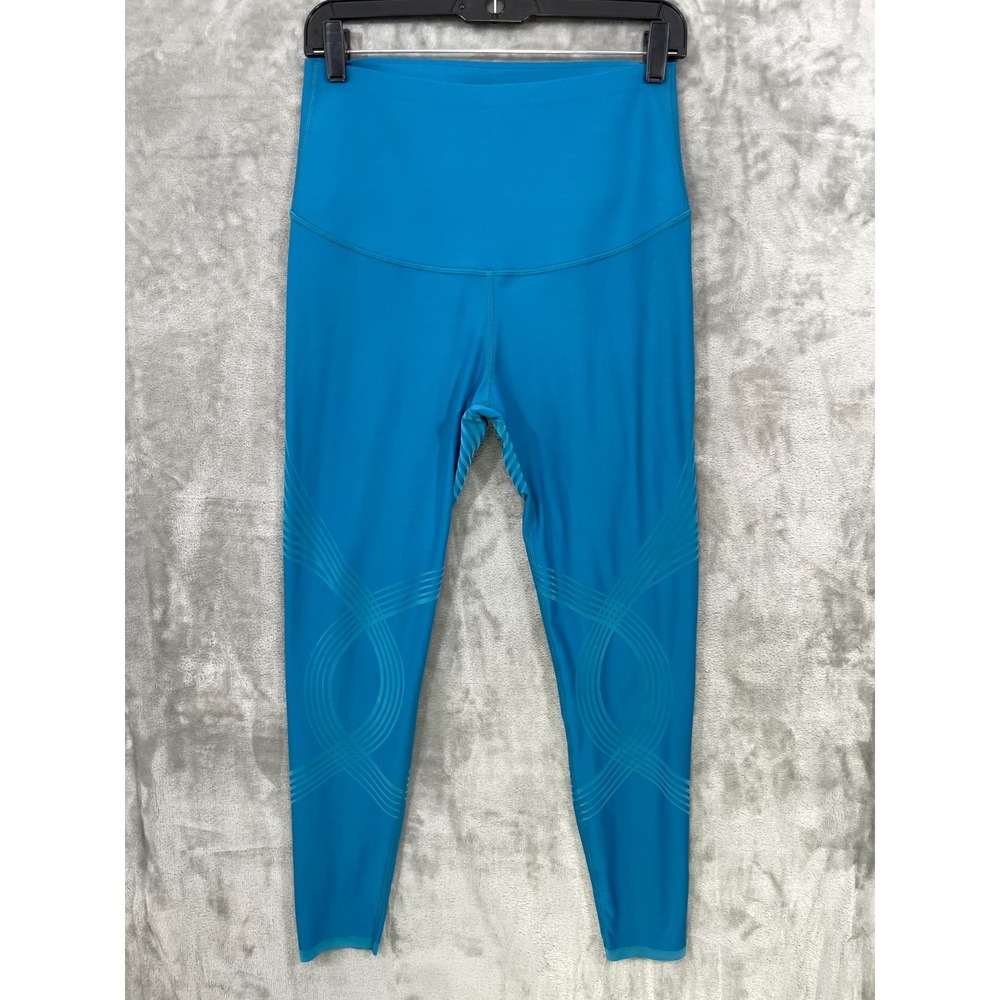 Fanka Women's Size L? High Waisted Body Sculpt Reversible Leggings Blue Lift
